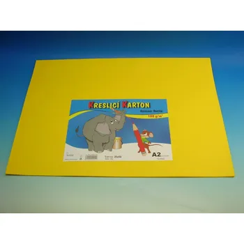 Stepa Karton kreslící A2/10 ks ŽLUTÝ 180g / ks 2123