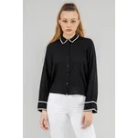 Vero Moda dámská košile Bumpy černá Velikost: XL