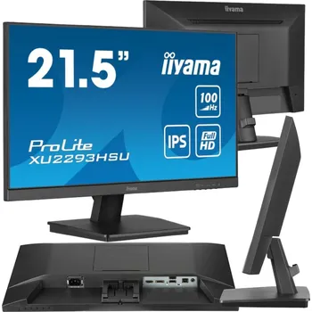 Monitor Monitor LED IIYAMA XU2293HSU-B6 22 palců IPS 1ms 100HZ HDMI DisplayPort USB