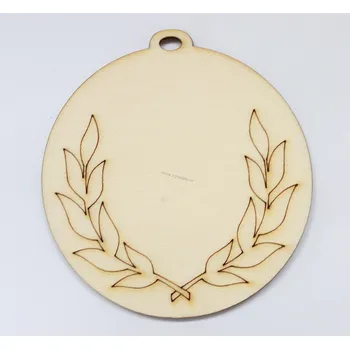 Překližka Výřezy z překližky, S08, KLASICKÁ MEDAILE, 6,6cm, 1ks
