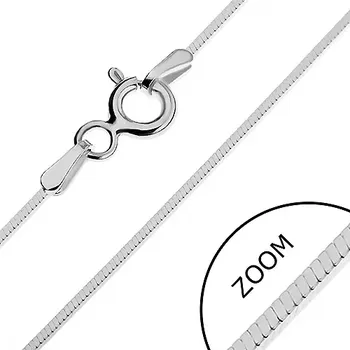 Řetízek Řetízek ze stříbra 925 - hustá čtverhranná linie, 0,9 mm