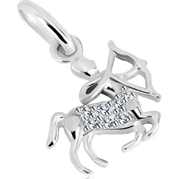 Přívěsek Přívěsek ze stříbra 925 - kentaur s lukem a zirkony, znamení STŘELEC