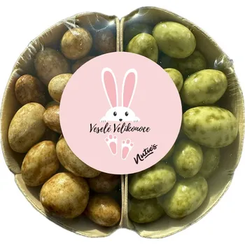 Sušená potravina Mandlový košík DUO - mandle tiramisu a zelený čaj 300 g