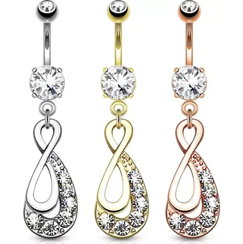 Piercing Šperky Eshop – Piercing do pupíku – Zlatá