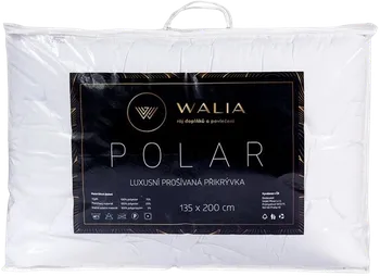 přikrývka Walia Polar prošívaná přikrývka 135 x 200 cm bílá