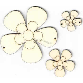 Stavební deska Výřez z překližky, K16/2, KYTKA IX.-střední, 4,2cm, 1ks