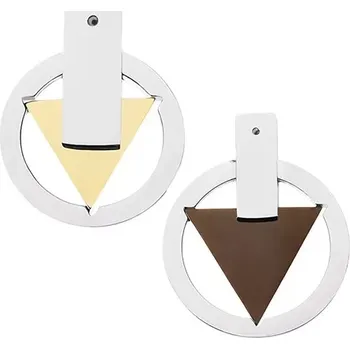 Přívěsek Přívěsek pro dva - kruh života, trojúhelník černé a zlaté barvy