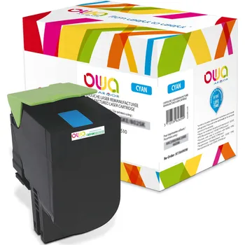 OWA Armor toner kompatibilní s Lexmark 80C2HC0, 3000st, modrá/cyan K15810OW