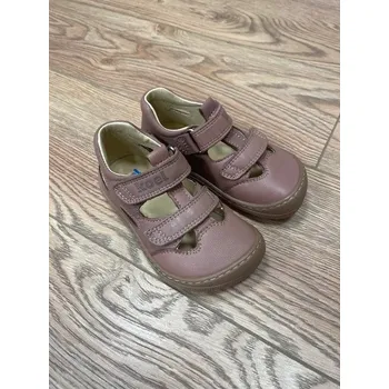 Dívčí sandály Barefoot sandále - Deen Old pink, KOEL4kids Velikost: 27