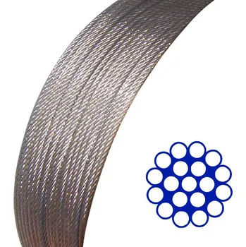 Lany Lanko ocelové DIN 3053 1,5mm 19 drátů ZB