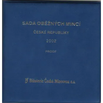Sada oběžných mincí 2002 proof /semišový obal/