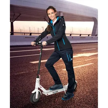 Dámská bunda Dámská softshellová bunda ARDON®FLORET černá s tyrkysovými zipy Barva: Černo-tyrkysová, Velikost: 5XL