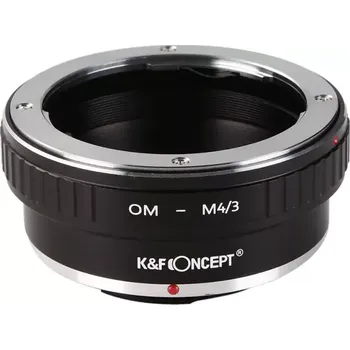 Redukce K&F Concept z objektivu Olympus OM na OLYMPUS micro 4/3 (Umožní nasadit objektiv s bajonetem OM na fotoaparáty Olympus a Panasonic)
