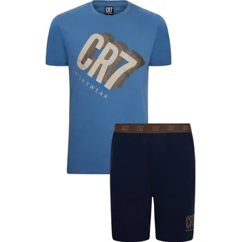 Pánské pyžamo Fan-shop Pánské pyžamo CR7 Short blue velikost: XXL