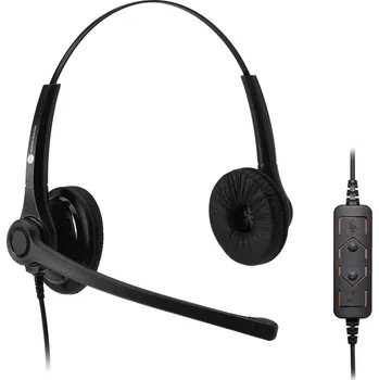 Sluchátka GRANDSTREAM JPL 400-USB-B/Stereo/USB/Drát/Černá JPL400B-USB