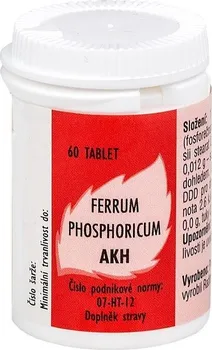 Homeopatikum AKH Ferrum phosphoricum 60 tbl.