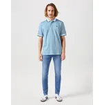 WRANGLER® PÁNSKÉ POLO SS SIGN OFF - DREAM BLUE L