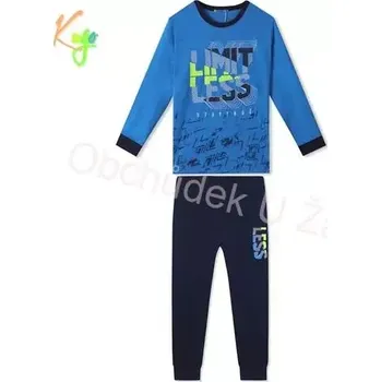 Chlapecké pyžamo CHLAPECKÉ PYŽAMO modrá/tm.modrá Kugo MP3783