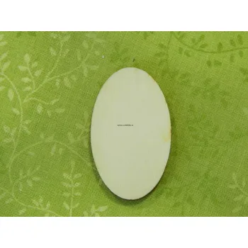 Překližka Výřez z překližky, O124/2, OVÁLEK, s dírkou, 4x2,4cm, 1ks