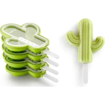 fomička na zmrzlinu Lékué Tvořítka na zmrzlinu ve tvaru kaktusu, 4 ks