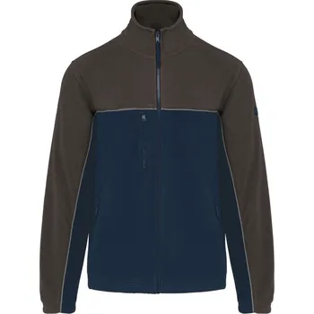 Pánská bunda WK. Designed to Work Pánská pracovní fleecová bunda WK904 Barva: Modrá námořní - Šedá tmavá, Velikost: XS