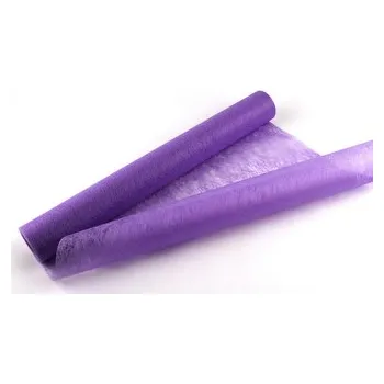 Svatební dekorace Vlizelin aranžerský a svatební 50cm x 8m SV. FIALOVÝ