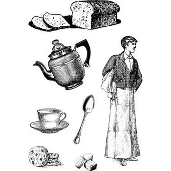 Dětské razítko Razítka na pěnovce - Čaj o páté