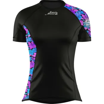 Dámské funkční triko krátký rukáv HAWAII černá Bamboo Ultra