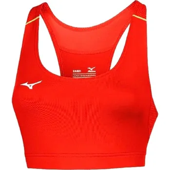 Podprsenka Dámská sportovní podprsenka Mizuno Premium JPN Bra Top - Red Velikost: XXL