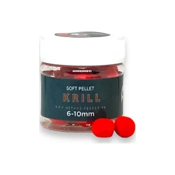 Návnadová surovina METHOD FEEDER FANS - Měkčené Fluo Pelety Krill 6-10 mm 50 ml