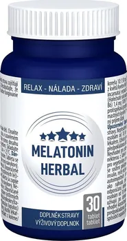Přípravek na podporu paměti a spánku Clinical Nutricosmetics Melatonin Herbal 30 tbl.
