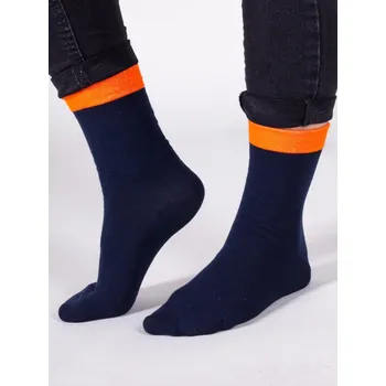 Ponožky YO SKA0125C tmavomodré velikosti ponožek: 20-22 ( EUR vel. 31-34)