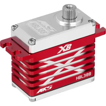 RC model letadla MKS HBL388 (0.14s/60°, 68.0kg.cm)