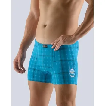 Pánské spodní prádlo Pánské boxerky s kratší nohavičkou GINA 73085P měsíc dunaj M/L
