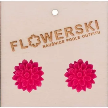 Šperk Náušnice - FLOWERSKI CRAZY PINK CRAZY PINK