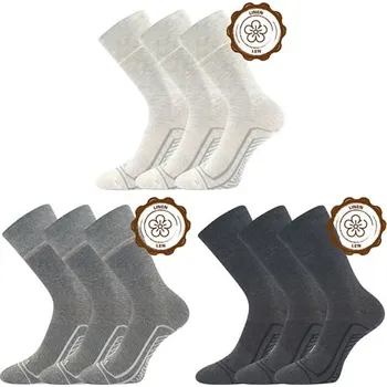 Dámské ponožky Ponožky VoXX LINEMUL antracit melé 43-46 (29-31)