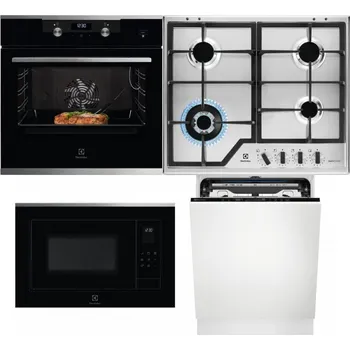 Set domácích spotřebičů ELECTROLUX KODEC75X2 + ELECTROLUX KGS64362XX + ELECTROLUX LMS4253TMX + ELECTROLUX EEM69410L