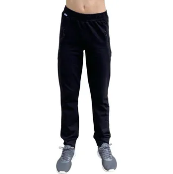 Dětské bavlněné tepláky černé - 134