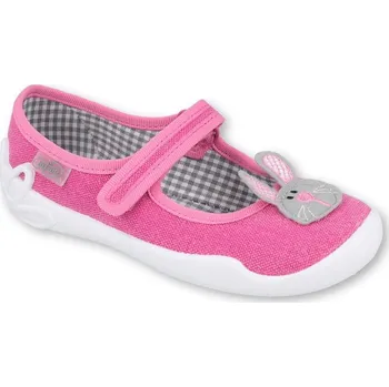 Dívčí bačkory BEFADO 114X430 dívčí balerínky růžové zajíc 26 114X430_26