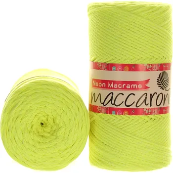 Příze Neon Macrame žlutá 001