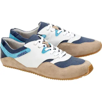 Dámská tenisová obuv ZAQQ ANQO 41-48 MESH/VELUR/NAPPA/COTTON Prodyšná síťovina s koženými doplňky a bavlněnou podšívkou Bílá 44