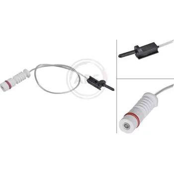 Brzdová destička Výstražný kontakt, opotřebení obložení A.B.S. 39579