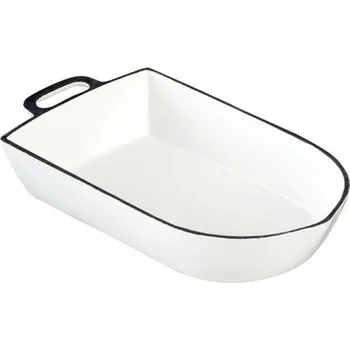Pánev DAVID litinový pekáč 33 x 18 cm Gourmetina papírově bílá 1030-02-10