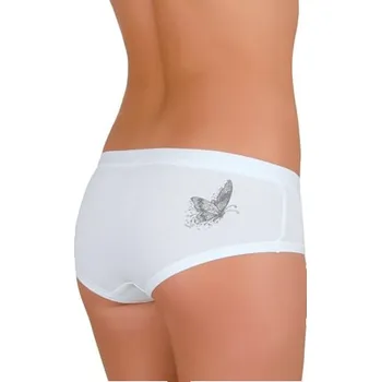 Kalhotky Dámské francouzské kalhotky 52/1-14/D229a FABIO bílá L