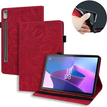 Pouzdro na tablet Speciální Obal Na Lenovo Tab P11 Pro 2Nd Gen Barva: Červená-Rytina