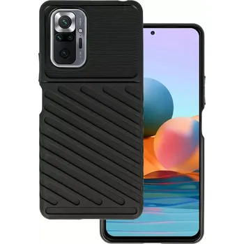 Pouzdro na mobilní telefon Odolné TPU pouzdro Forcell Thunder Case pro Xiaomi Redmi Note 10 Pro/Note 10 Pro Max černá 5900217409625