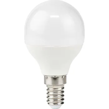 Žárovka NEDIS LED žárovka E14/ G45/ 4,9 W/ 220 V/ 470 lm/ 2700 K/ teplá bílá/ matná