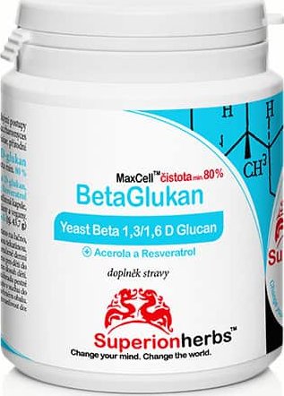 Superionherbs Betaglukan MaxCell 90 kapslí