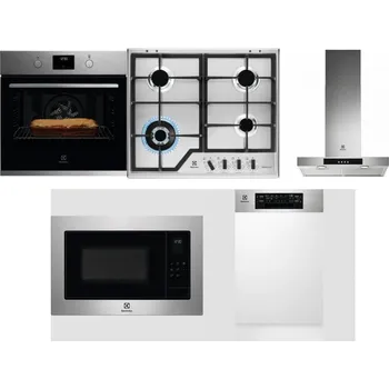Set domácích spotřebičů ELECTROLUX KOFGH70TX + ELECTROLUX KGS64362XX + ELECTROLUX LFT426X + ELECTROLUX EMS4253TEX + ELECTROLUX EEM43300IX