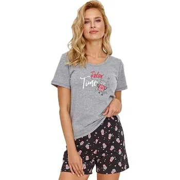 Dámské pyžamo Dámské pyžamo Relax 2892/31 TARO světlý melír XL